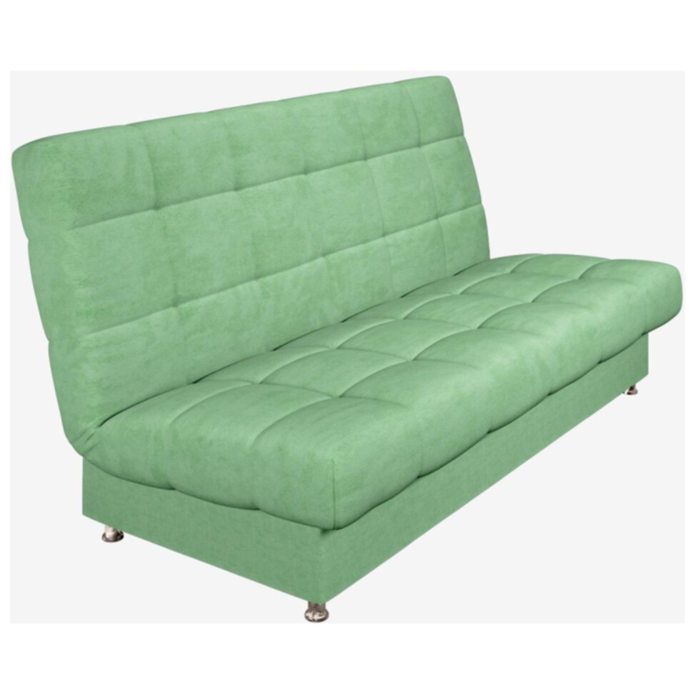 Диван-кровать прямой двухместный зеленый \