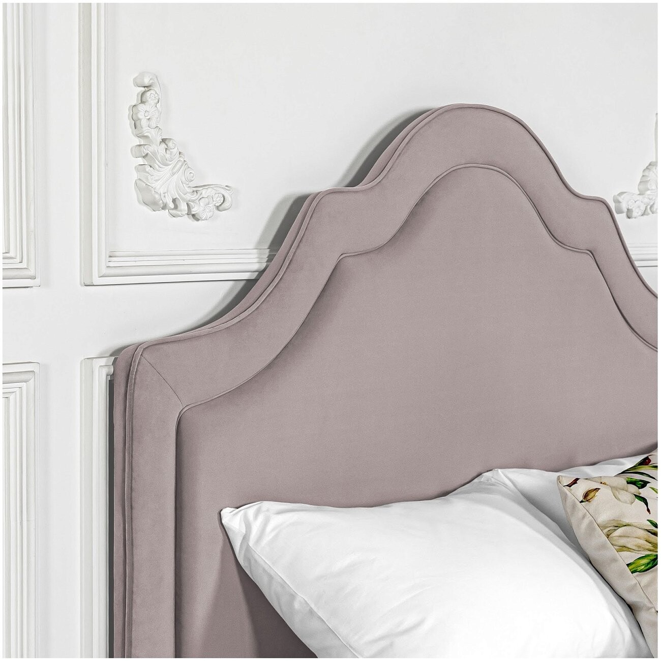 Кровать двуспальная с подъемным механизмом и ящиком для белья 180х200 мокко Одри - изображение 4