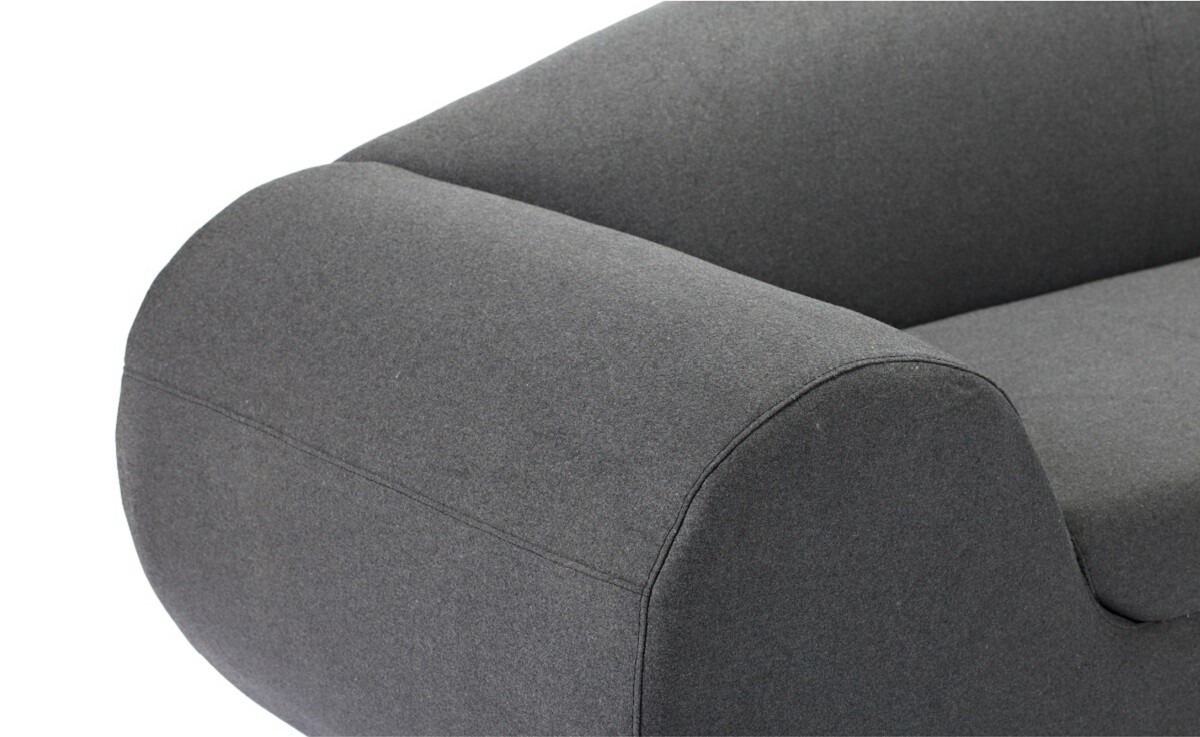Диван Soft Life прямой темно-серый - изображение 3