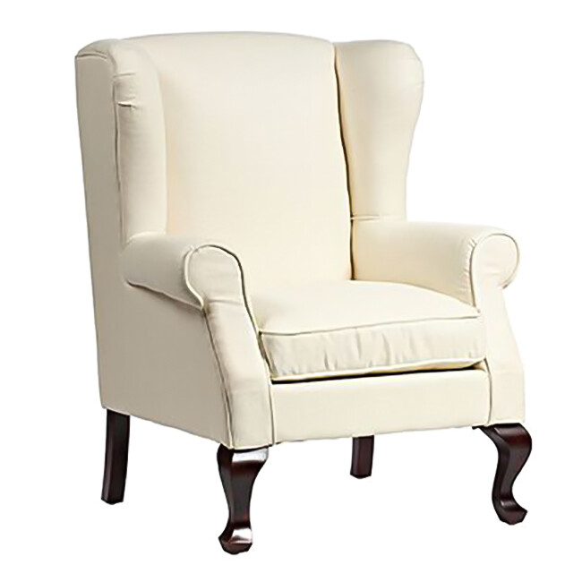 Кресло с мягкими подлокотниками молочное Soho - изображение 4