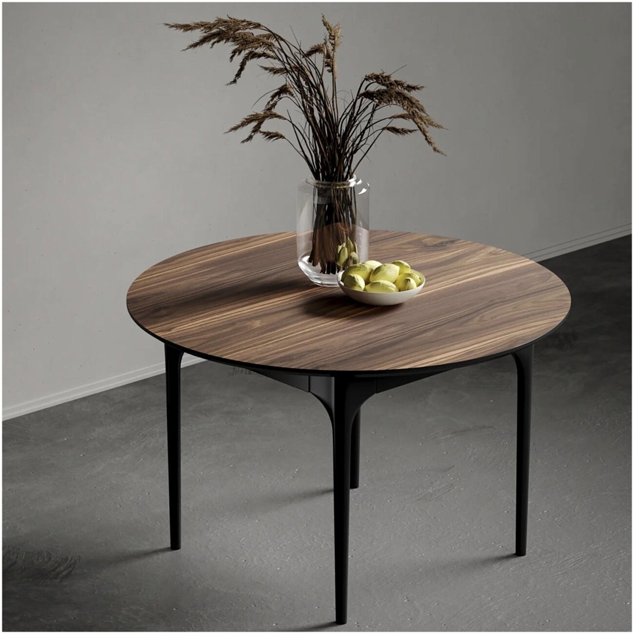 Стол обеденный круглый 100 см керамика коричневый, черный Климт - изображение 2