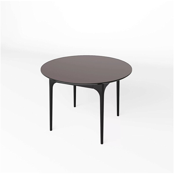 Стол обеденный круглый 120 см HPL clean touch черный Климт - изображение 1
