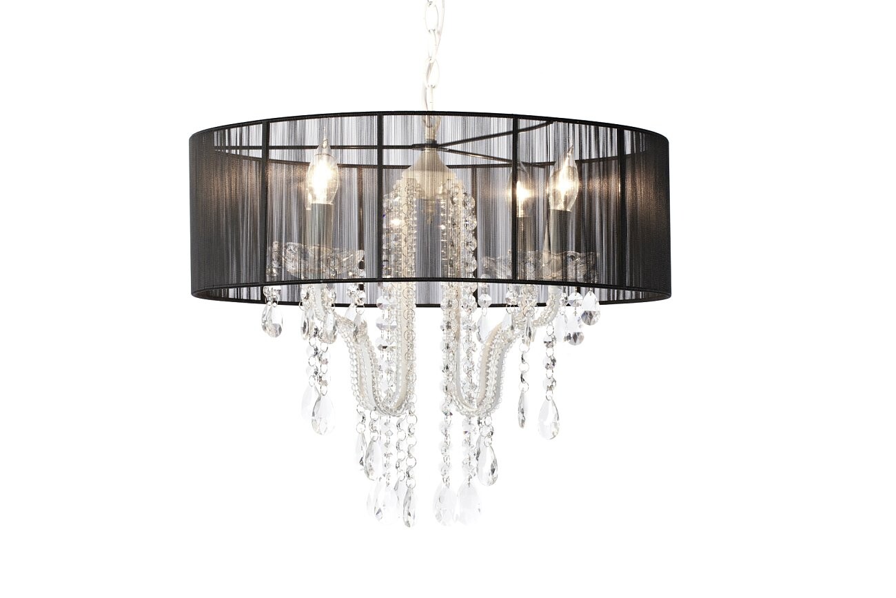 Люстра Manhattan чёрная, прозрачная - изображение 2