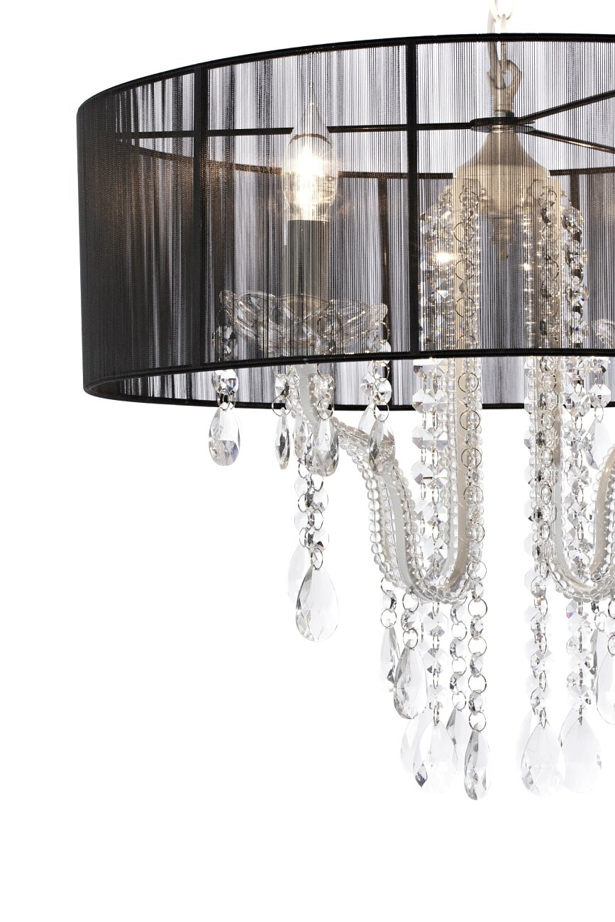 Люстра Manhattan чёрная, прозрачная - изображение 4