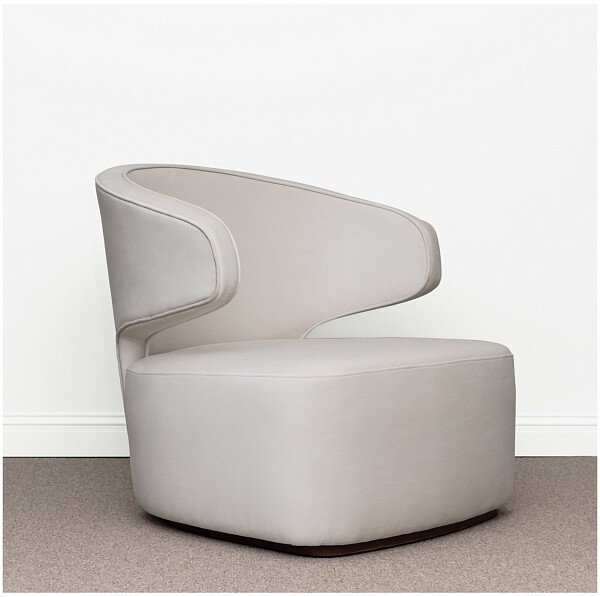 Кресло мягкое с подлокотниками белый трюфель Cuddle - изображение 1