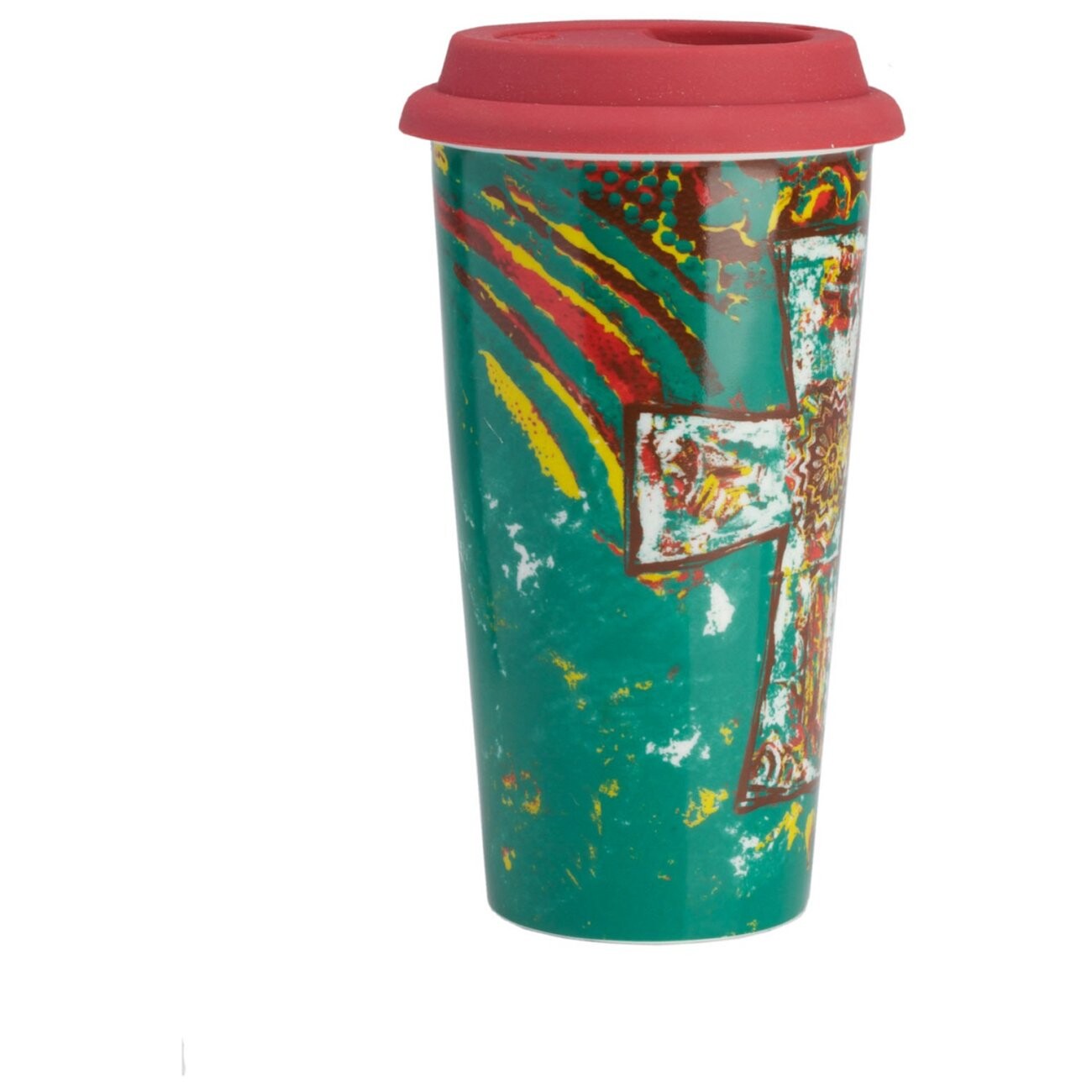 Термостакан с силиконовой крышкой Dark Cross - изображение 2