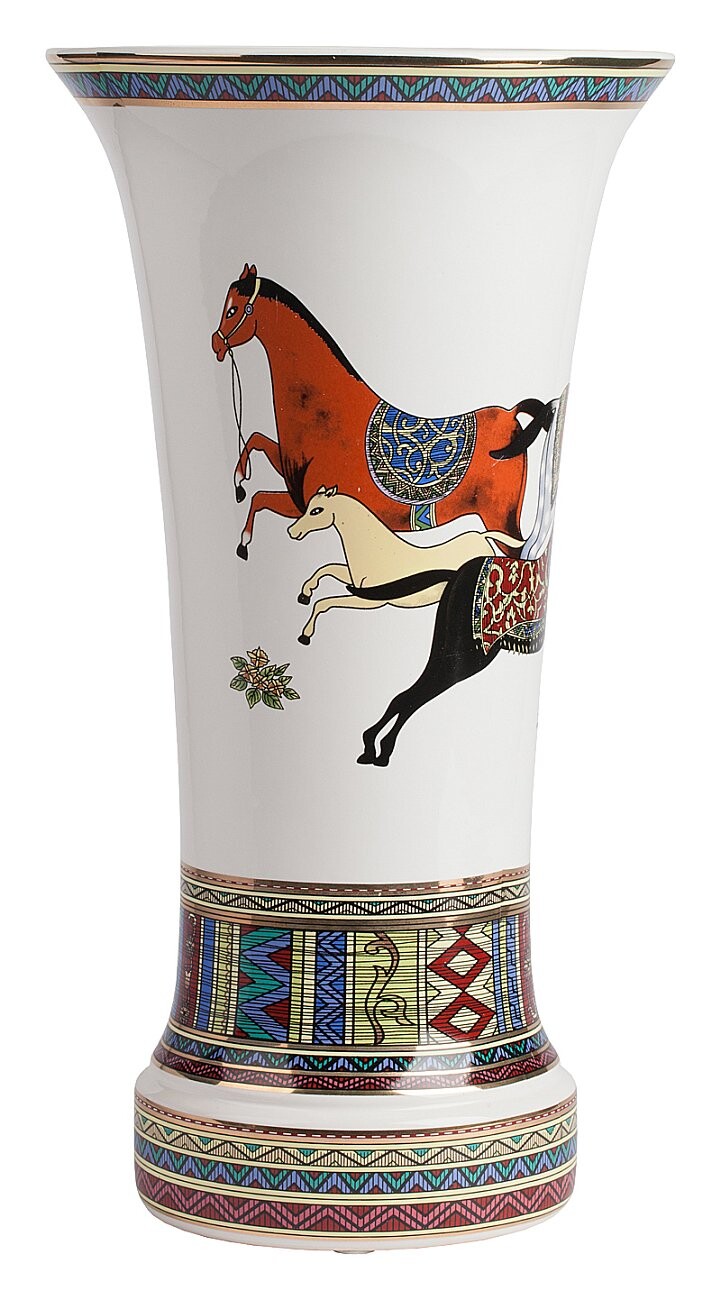 Ваза фарфоровая с рисунком 20 см Antique Large - изображение 2