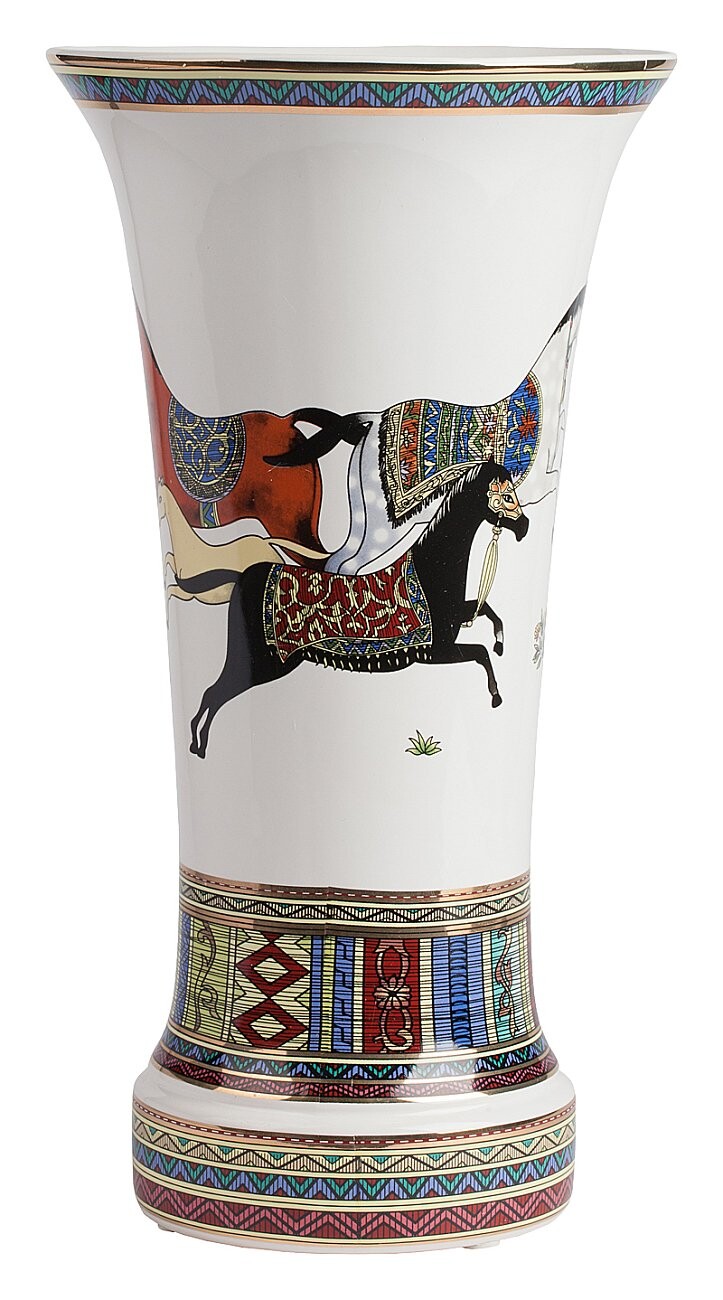 Ваза фарфоровая с рисунком 20 см Antique Large - изображение 3