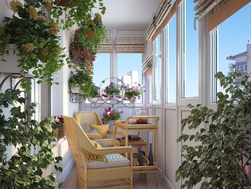 Цветы на балконе - как их оформить? 75 фото лучших идей дизайна!