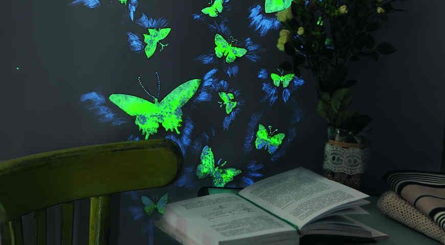 Бабочки в интерьере: 4 идеи красивой композиции