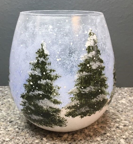 Новогодняя композиция в вазе — сделать новогоднюю композицию в стеклянной вазе своими руками