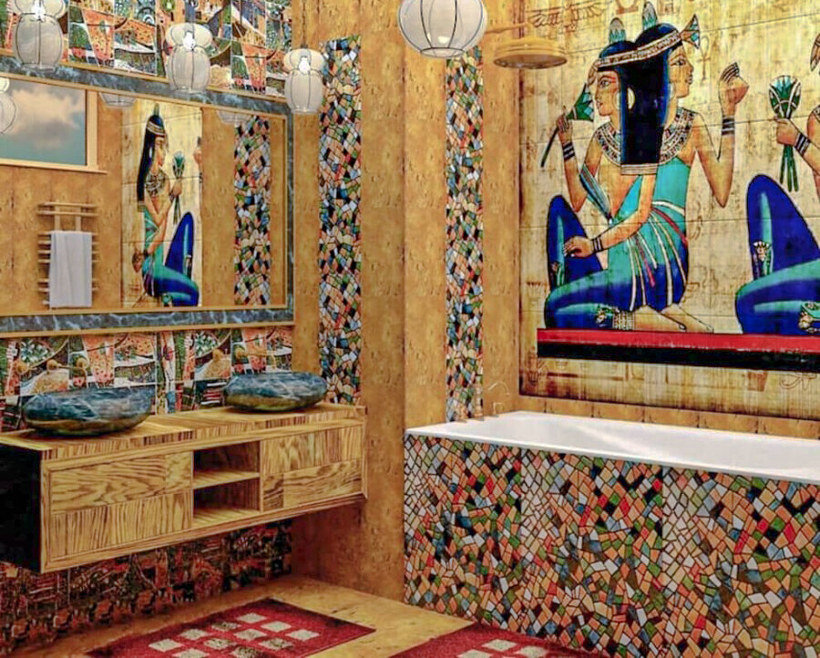 Интерьер в египетском стиле: дизайн комнаты и мебели| Блог DG-HOME.RU