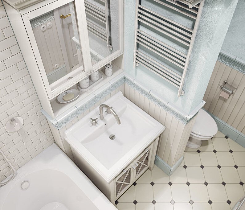 Как сделать ванную в стиле прованс в городской квартире: какую выбрать сантехнику, отделку, цветовую гамму и декор