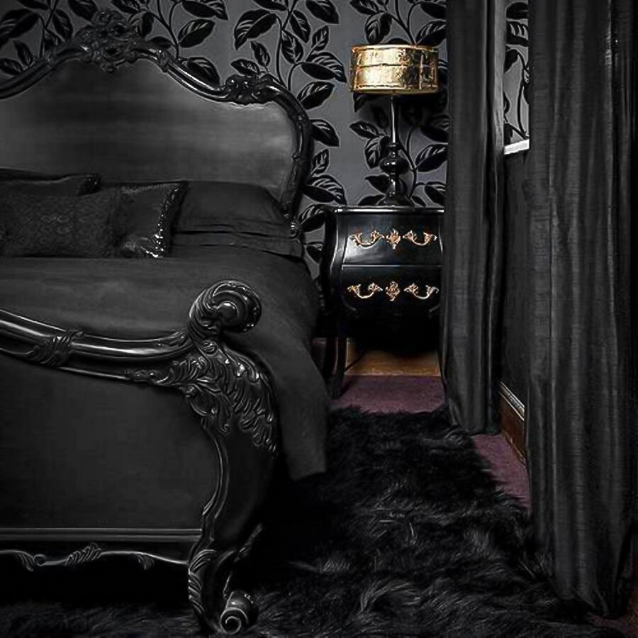 Чёрный цвет в гостиной: как использовать в разных стилях, сочетать с другими цветами и декором