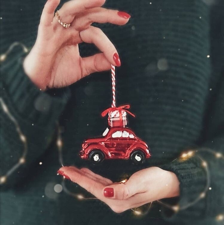 новогодняя машинка