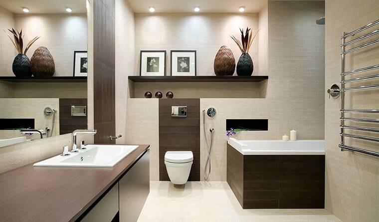 Декор ванной комнаты — 82 фото оригинальных идей украшения и стильного дизайна