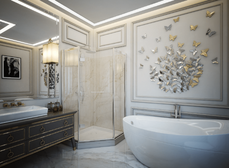 Современный дизайн ванной комнаты 2017 года