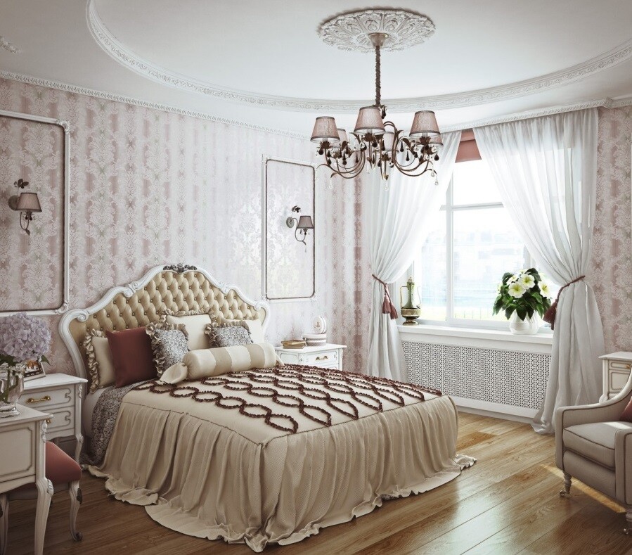 Спальня в классическом стиле: 60 фото дизайна интерьера | эталон62.рф
