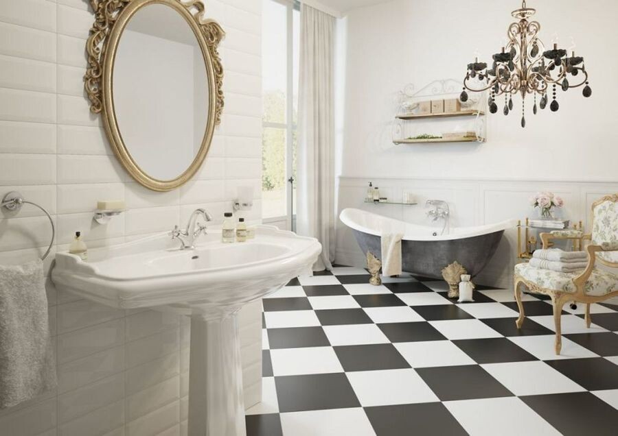 Ванная комната во французском стиле: Благородная роскошь