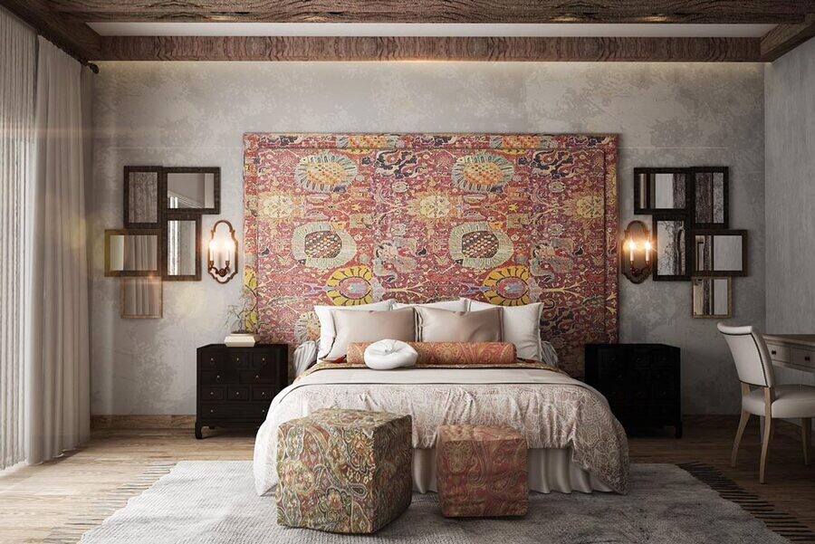 Carpet on the wall