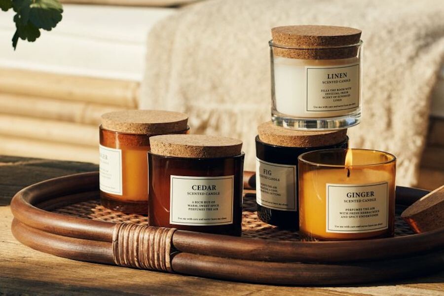 ароматические свечи от h&m home