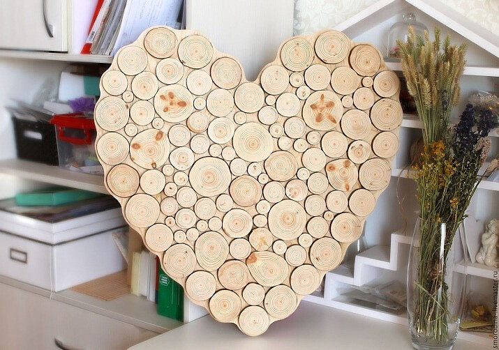Несколько идей для создания романтического дерева в виде сердца