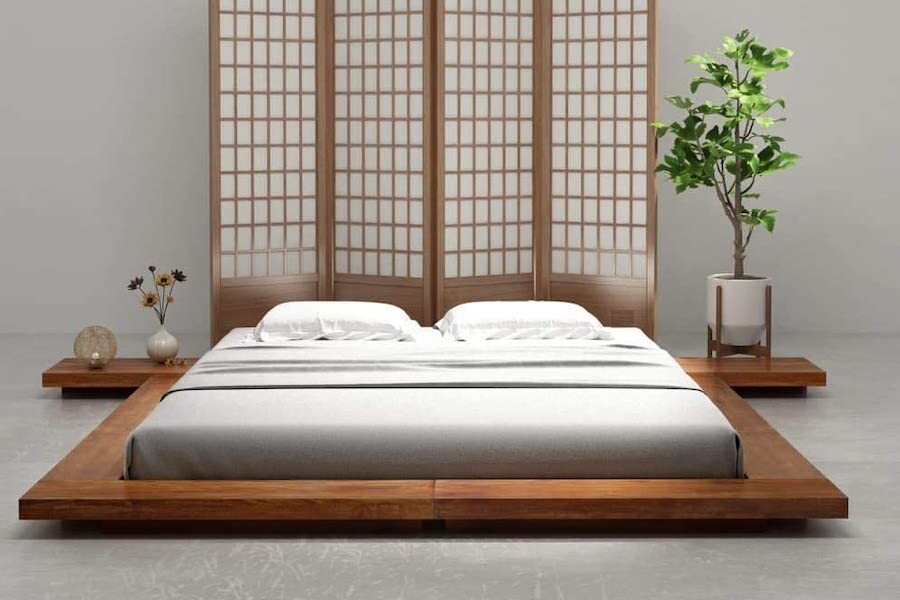 Интерьер спальни в японском стиле: правила оформления