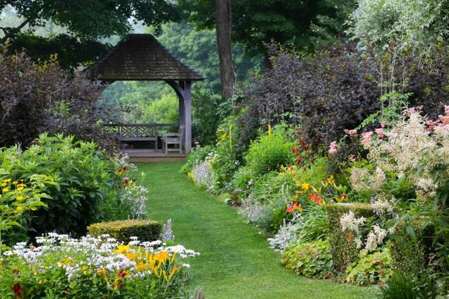 Английский сад – стиль в ландшафтном дизайне: парки, усадьба, дача. Как  создать сад в английском стиле?