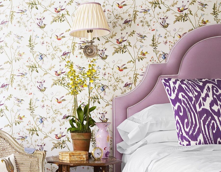 Лавандовый цвет в интерьере спальни: Мода, стиль, тенденции в журнале Ярмарки Мастеров