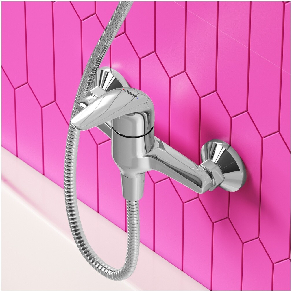 Смеситель для душа хром Diwo "Валдай" DW-VAL-20-000 - изображение 4