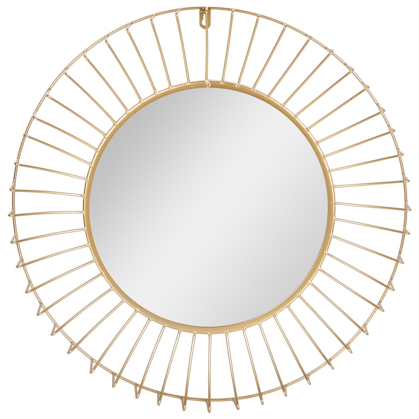 Зеркало настенное круглое золото 56х8х56 см