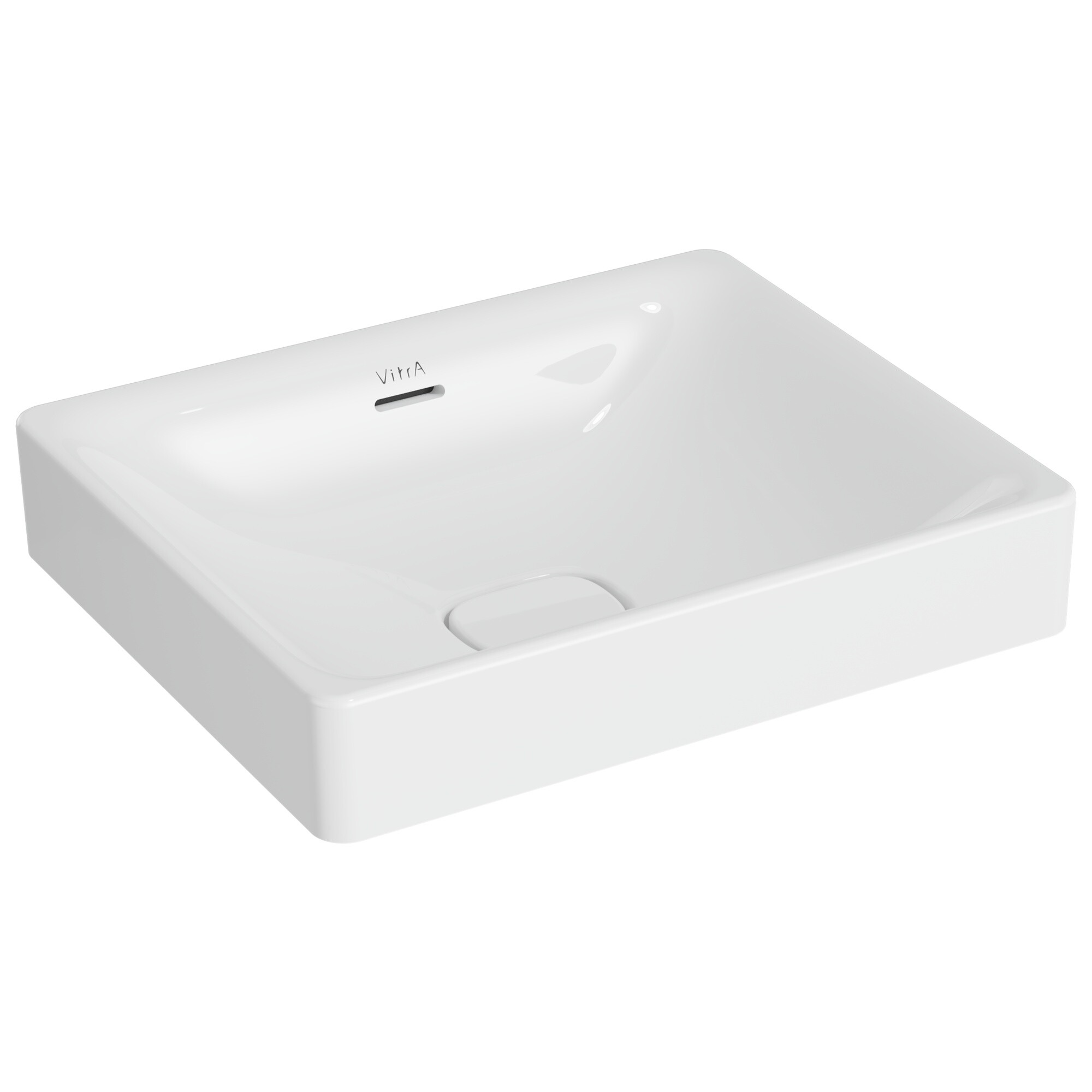 Раковина-чаша фарфоровая прямоугольная 50х40 см белая VitrA Metropole 7534B003-0673