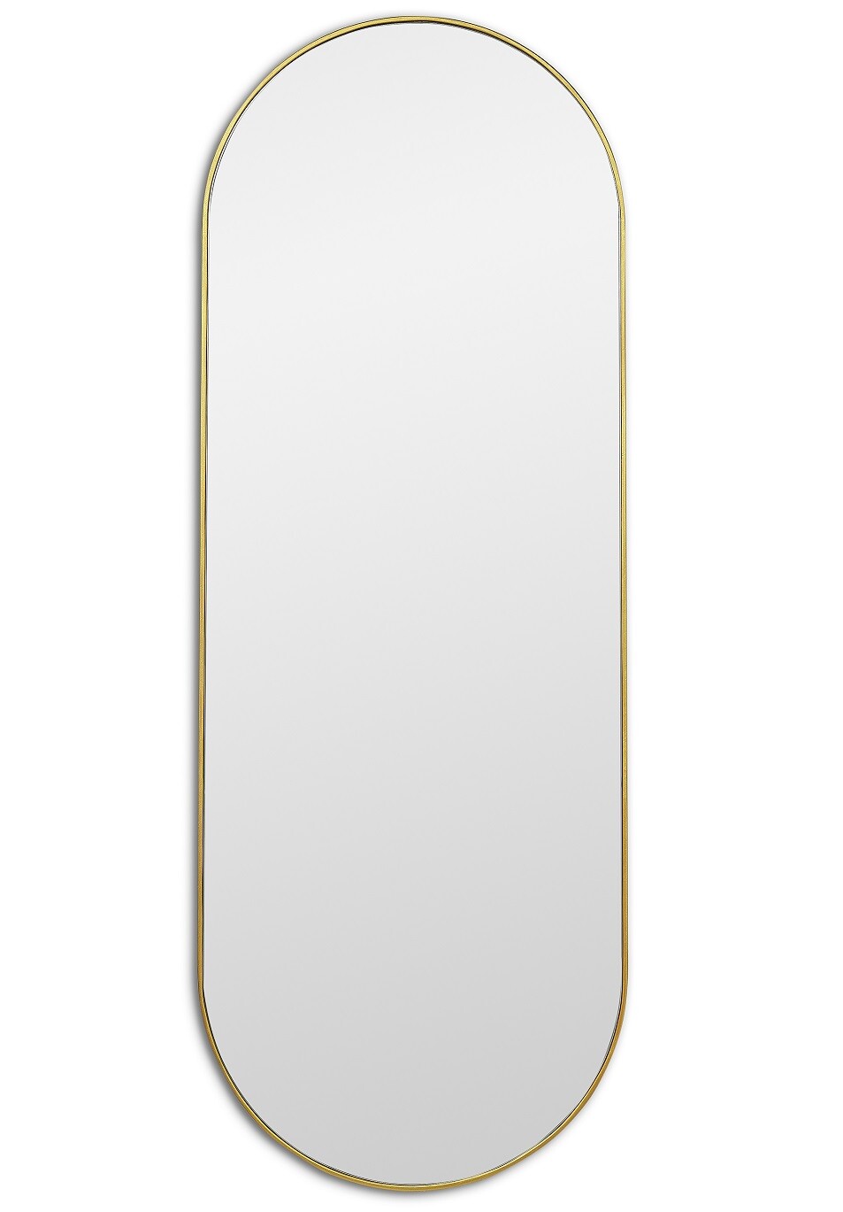 Зеркало настенное овальное золото Kapsel XL Smal