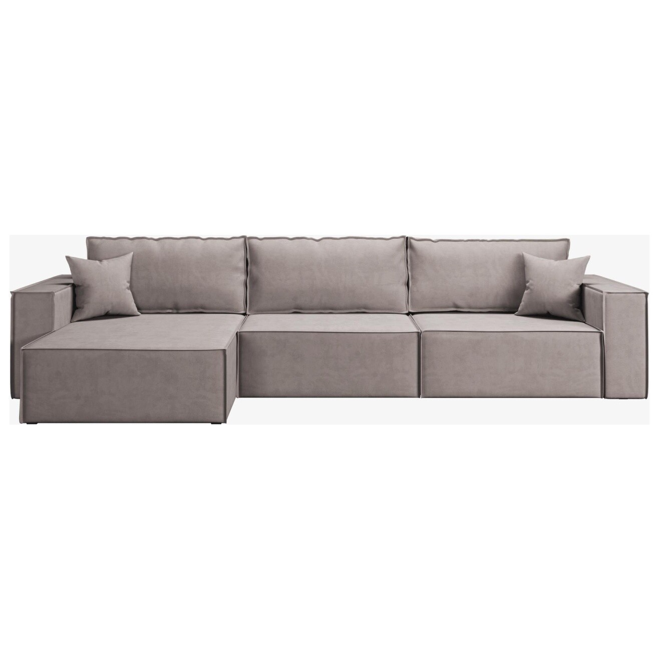 Угловой диван двухместный капучино Hygge XL