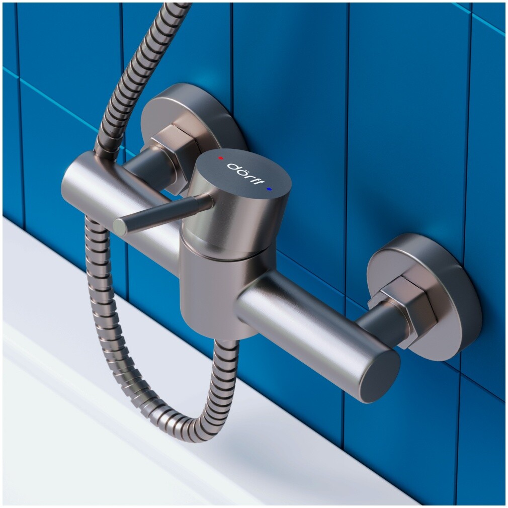 Смеситель для душа сталь Diwo "Казань" DW-KAZ-20-000 - изображение 4