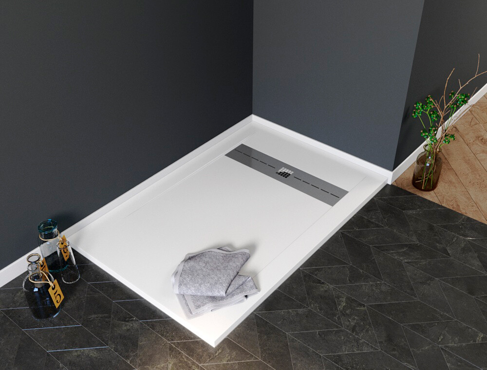 Поддон для душа с сифоном 140x80 см белый камень Stworki "Эстерсунд" 265000 - изображение 4