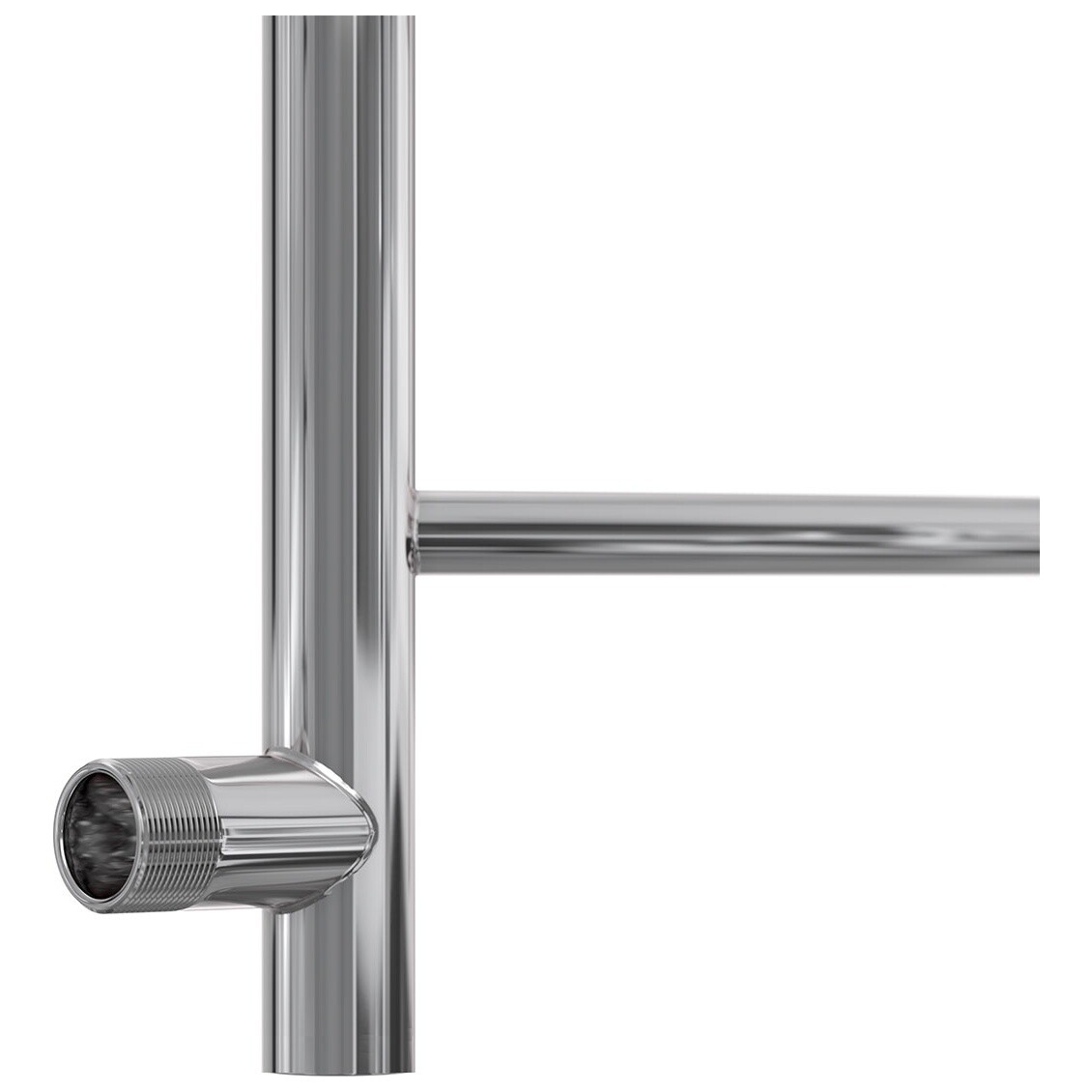 Полотенцесушитель водяной с боковым подключением 40х60 см хром Point "Афина" PN04546 П4 - изображение 4