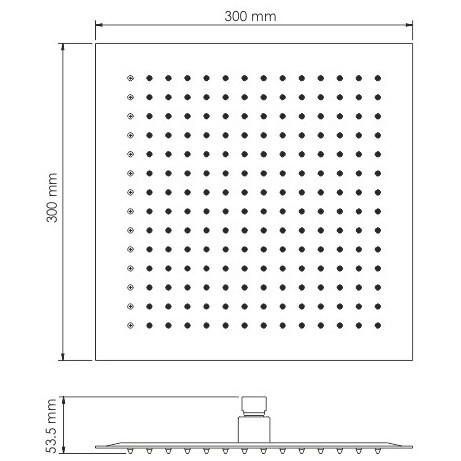 Встраиваемый комплект для душа черный матовый A9151.264.219.162.327.242.217  - изображение 6