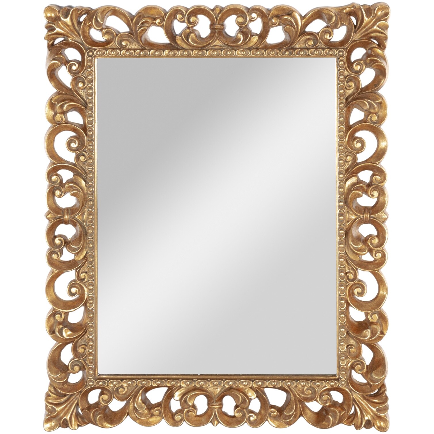 Зеркало настенное с фацетом золото 108х6х86 см &quot;Дворцовое&quot;