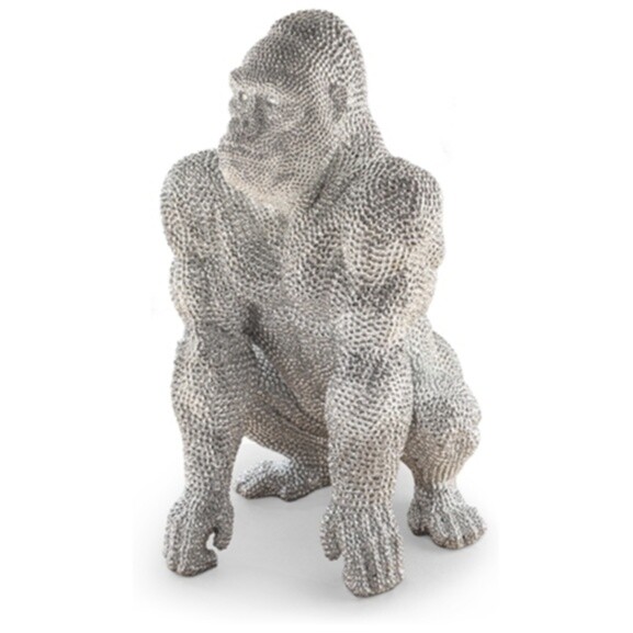 Статуэтка декоративная серебро &quot;Горилла&quot; Gorila от Schuller