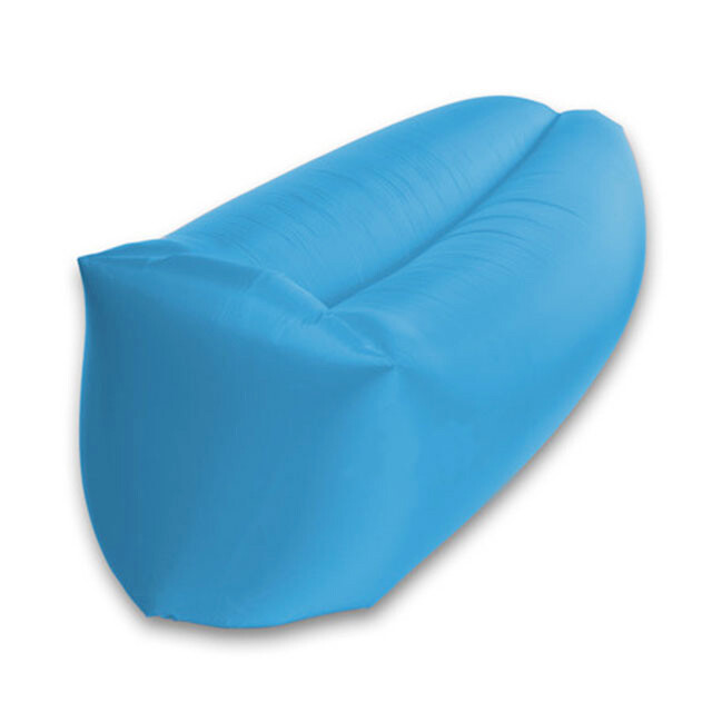 Надувной лежак 140х200 см голубой AirPuf