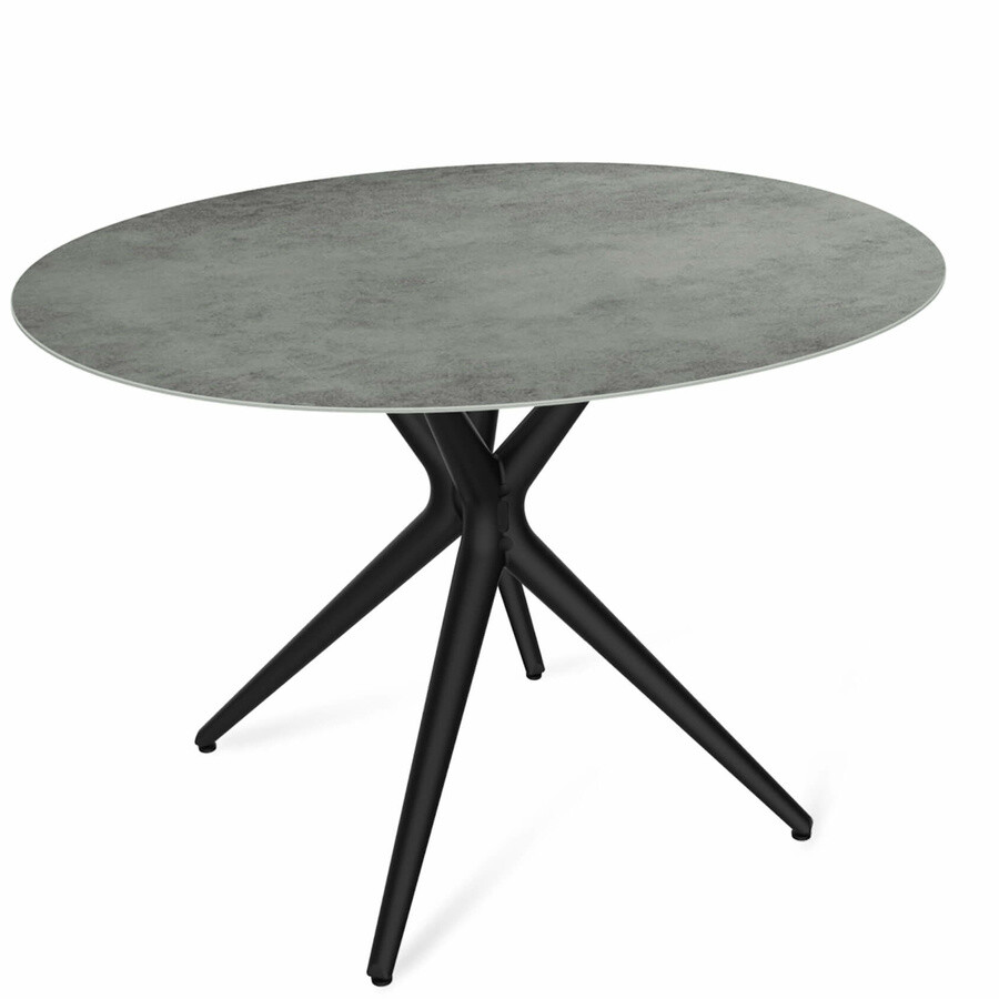 Обеденный стол керамический темно-серый SHT-TU30 TT21-6 100