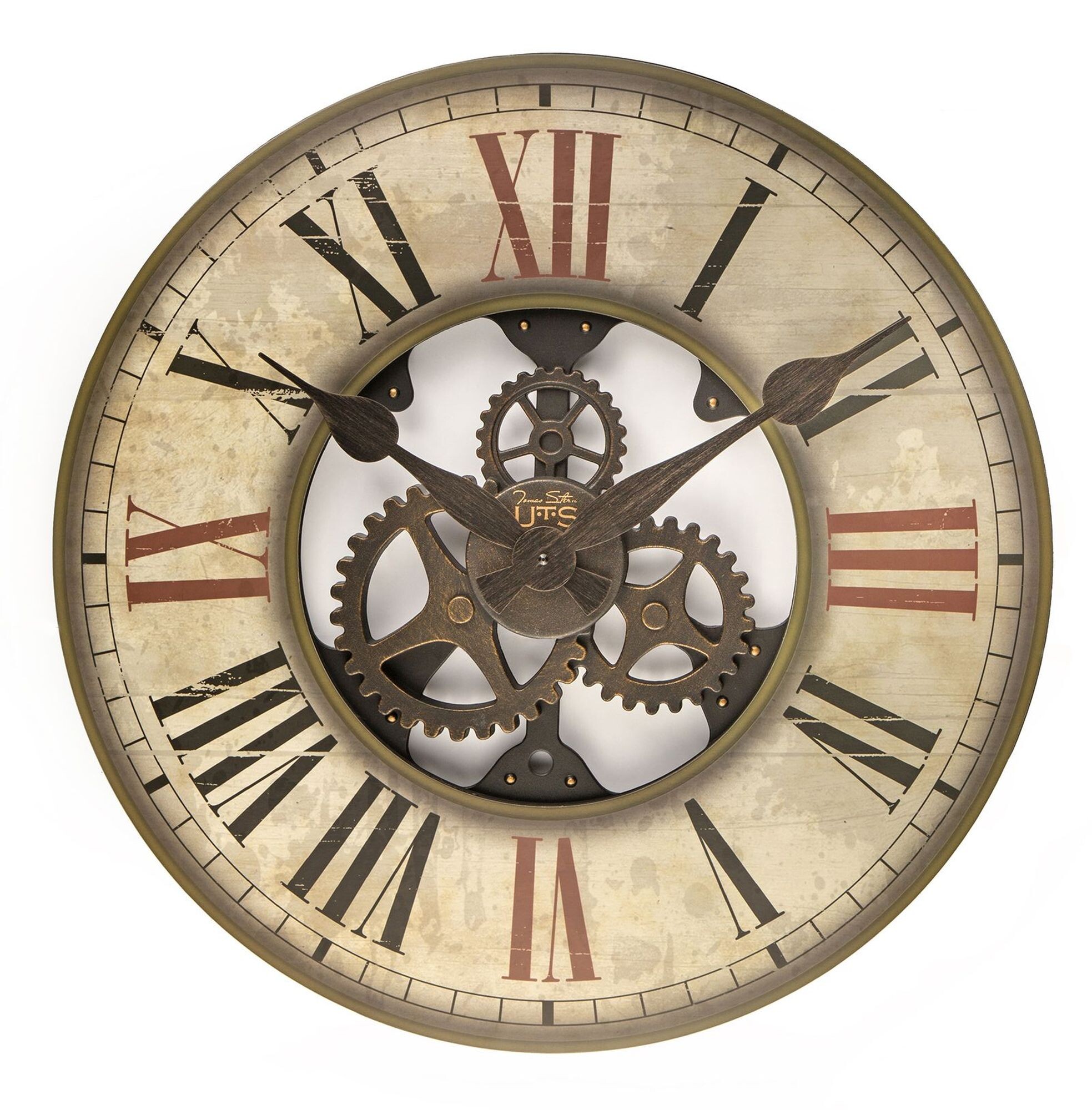 Часы настенные коричневые Tomas Stern 9015