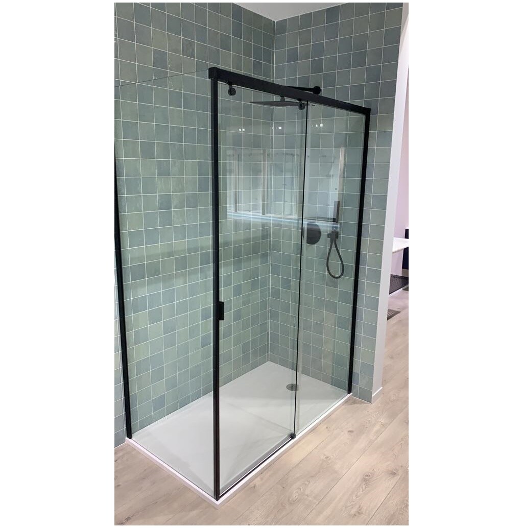 Душевой уголок прямоугольный правый 80x120 см черный Cerutti SPA Marbella 120B R - изображение 4