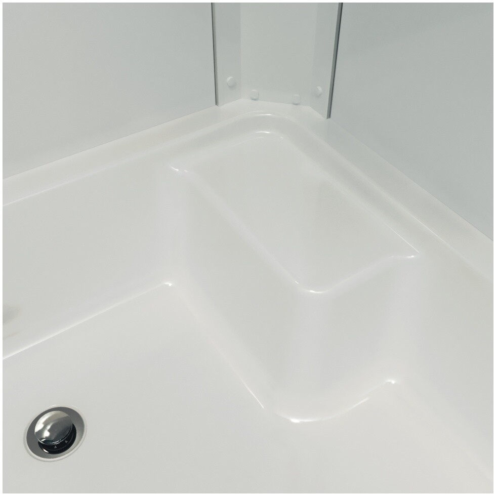 Душевой уголок 80х120 см левый белый Triton "Коралл В" Щ0000061782 - изображение 6