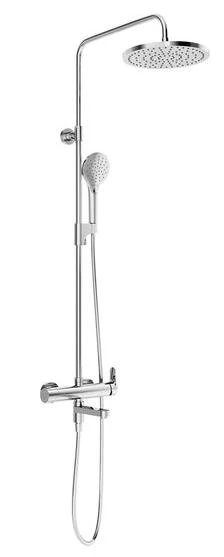 Душевая стойка с верхним душем и смесителем хром Ravak DS 092.00 X07P642