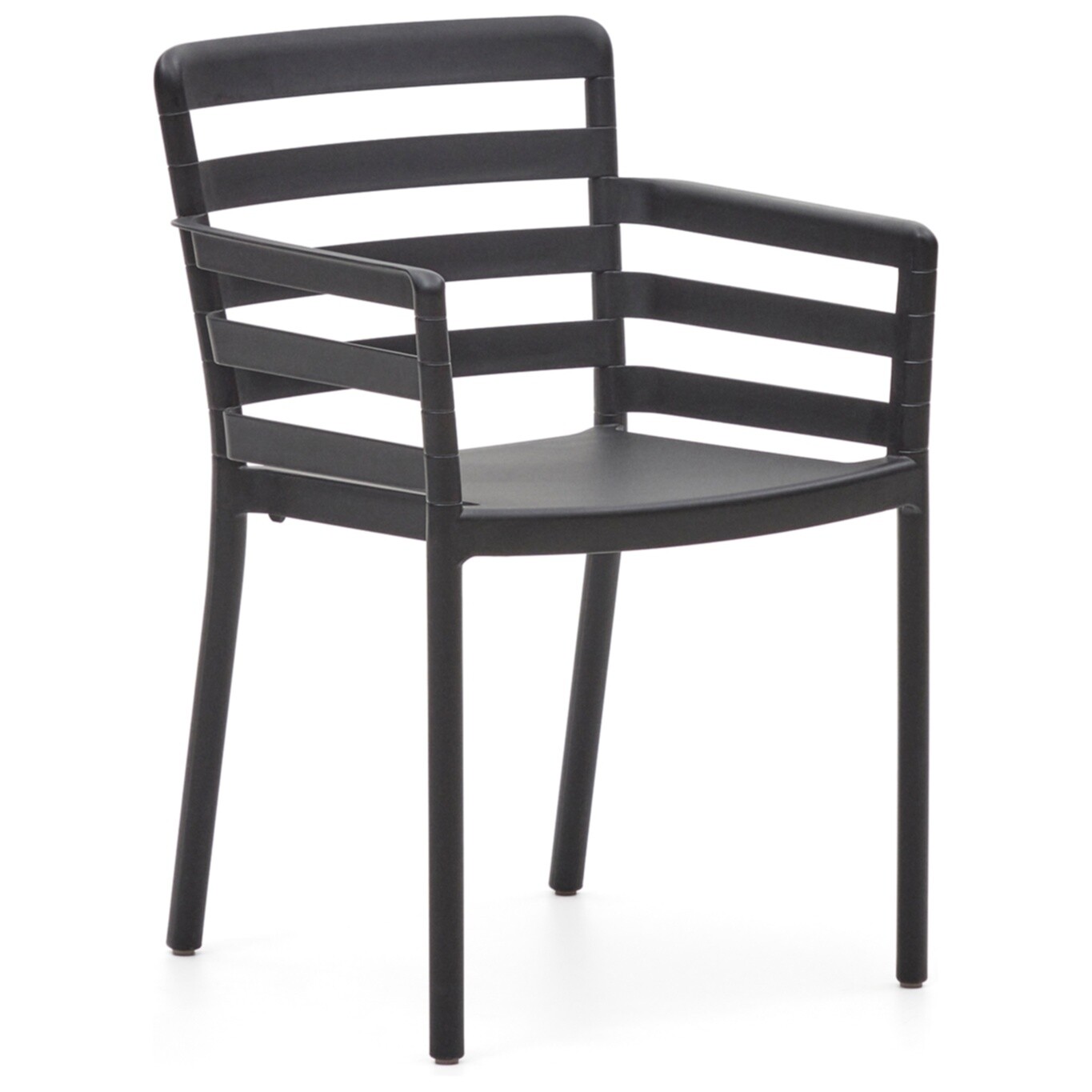 Садовый стул пластиковый черный Nariet от La Forma