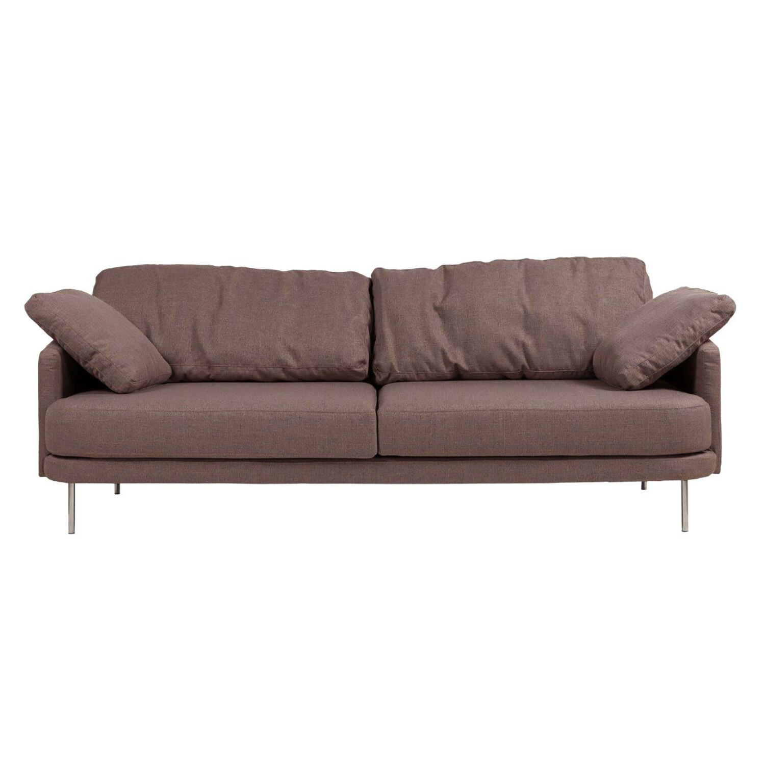 Диван Camber Sofa прямой серо-розовый