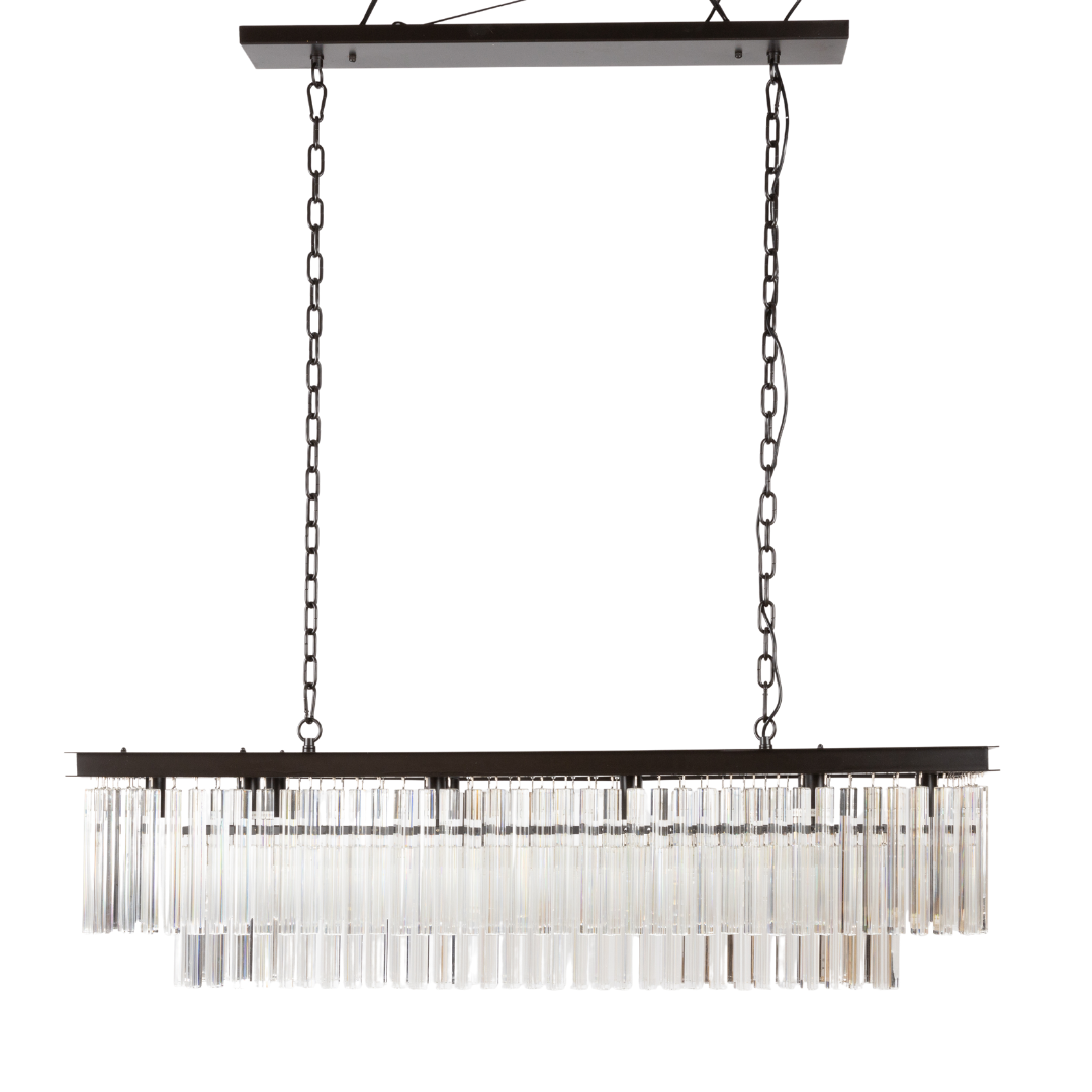 Люстра Sydney Collection Pendent Lamp хром, прозрачная