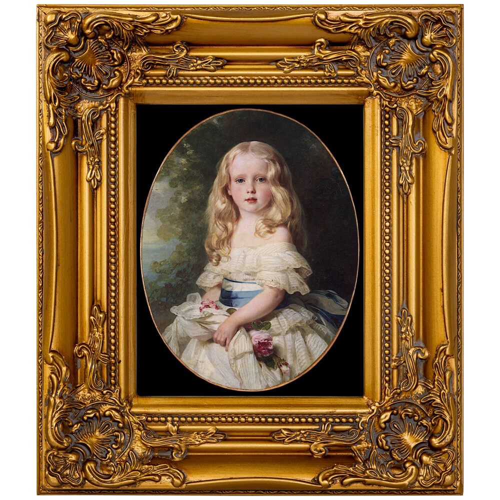 Репродукция картины с золотой раме «Принцесса Луиза фон Боден»